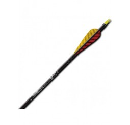 Стрела лучная алюминиевая E XX75 Gemegetter 400 Vanes 4" нат. опер.