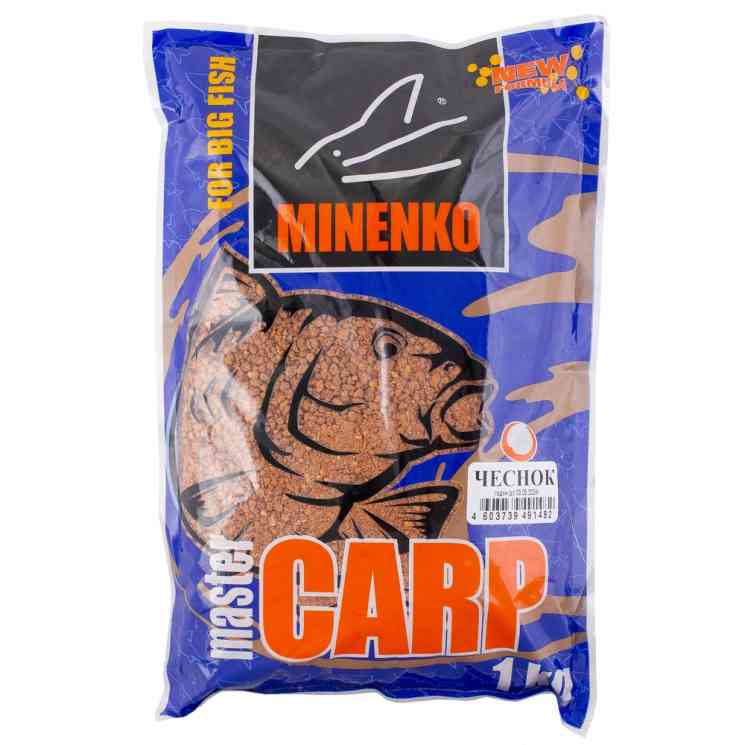 Прикормка Minenko Master Carp Чеснок, 1кг