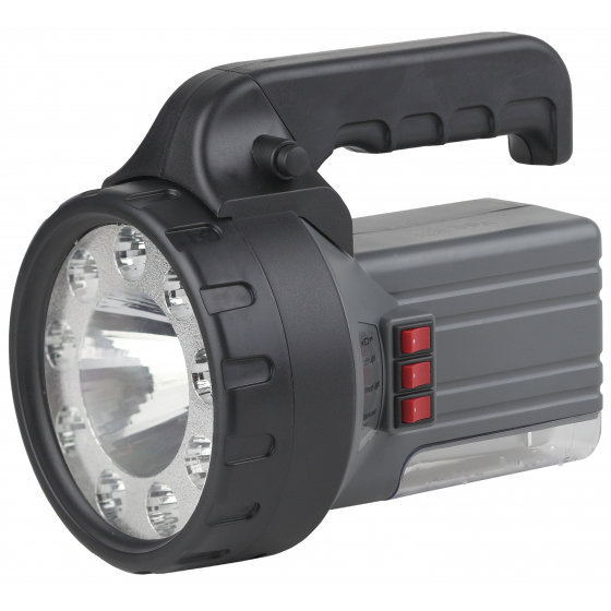 Фонарь-прожектор FA58M, 2ah 1w+9+18 led зу 220v