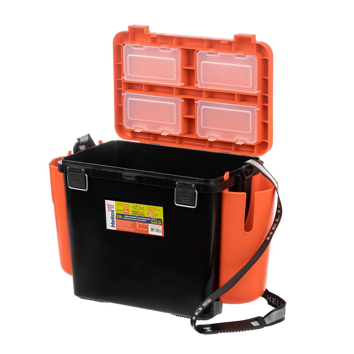 Ящик зимний "FishBox", 19л, оранжевый